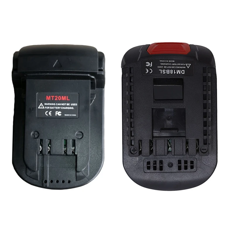 Адаптер для преобразователя аккумуляторов Mt20ml 1 шт. и адаптер для преобразователя аккумуляторов Dm18bsl 1 шт. для литий-ионных батарей Milwaukee M18
Адаптер для преобразователя аккумуляторов Mt20ml 1 шт. и адаптер для преобразователя аккумуляторов Dm18bsl 1 шт. для литий-ионных батарей Milwaukee M18