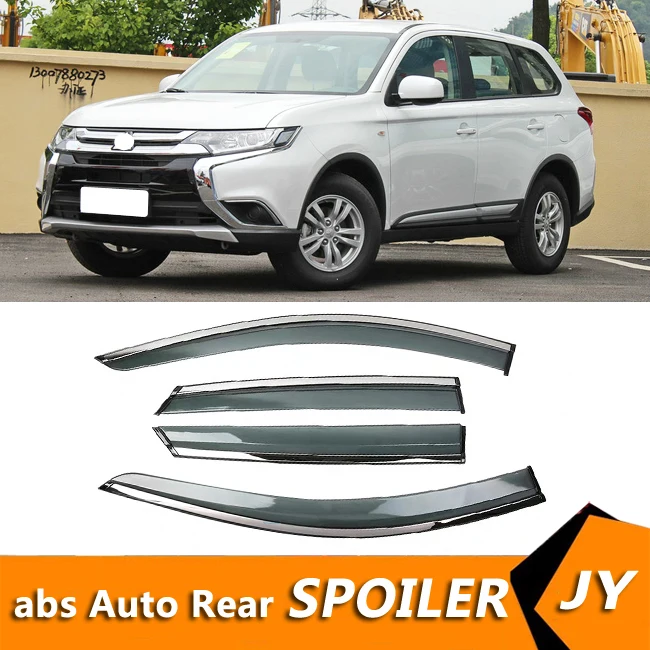 

For Mitsubishi Outlander 2016-2018 Window Visor Vent Shades Sun Rain Deflector Guard For Outlander Auto Accessories 4PCS/SET