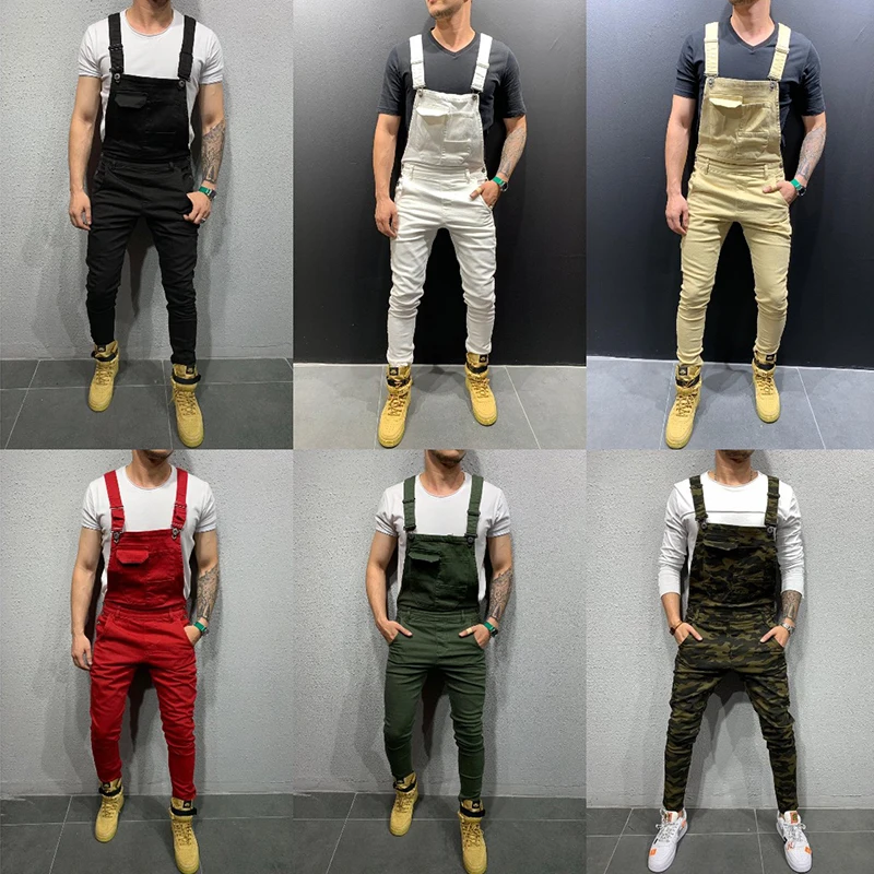 Jeans Overalls Mens Ripped Jumpsuit man fashion Work Pants Streetwear Slim Denim Overalls Trousers men
Jeans Overalls Mens Ripped Jumpsuit man fashion Work Pants Streetwear Slim Denim Overalls Trousers men