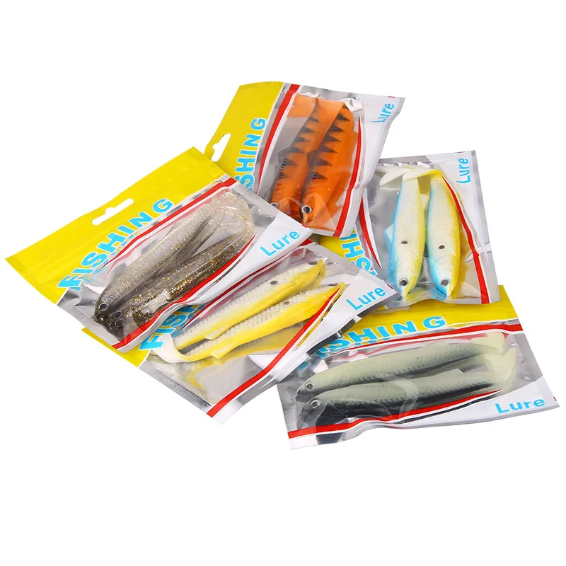 2pcs/Bag 12.7G/13cm Soft Bait Wrapped In Aluminum, Simulated False Bait, Simulated Bait, A Bag of 2 Fishing Gear
2pcs/Bag 12.7G/13cm Soft Bait Wrapped In Aluminum, Simulated False Bait, Simulated Bait, A Bag of 2 Fishing Gear