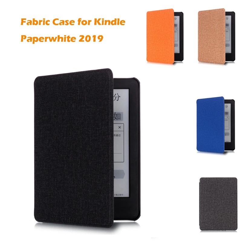 Магнитный чехол для планшета Amazon Kindle Paperwhite 2019 кожаный флип с подставкой защитный