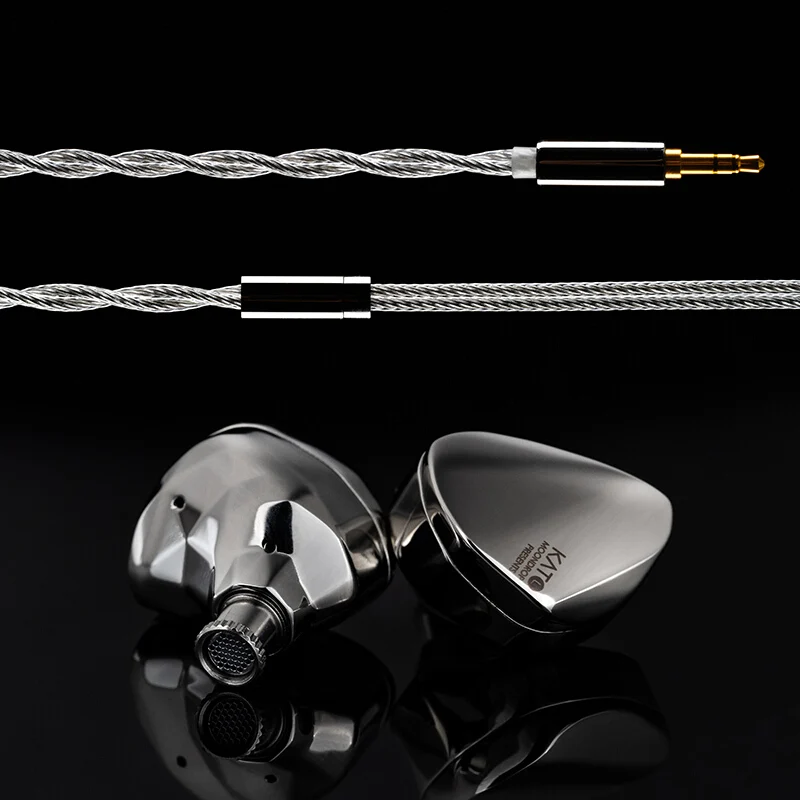 Наушники MOONDROP KATO Flagship передовые технологии динамические Hi-Fi IEMs со съемным