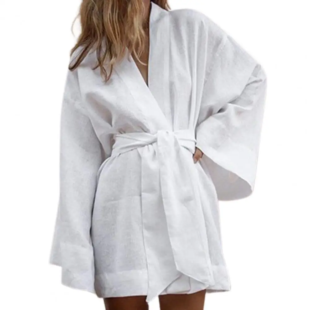 40% Dropshipping!!Lace Up Robe Women Dress Long Sleeve V Neck Solid Color Mini Dress Streetwear
40% Dropshipping!!Lace Up Robe Women Dress Long Sleeve V Neck Solid Color Mini Dress Streetwear