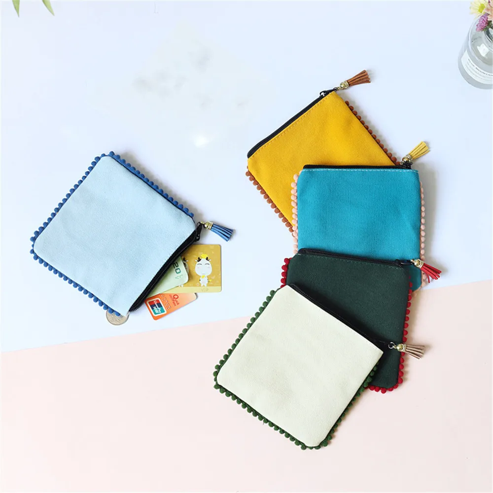 Simple Solid Color Tassel Coin Purse Women Mini Canvas Card Holder Small Wallet Daily Storage Bag Mini Wallet
Simple Solid Color Tassel Coin Purse Women Mini Canvas Card Holder Small Wallet Daily Storage Bag Mini Wallet