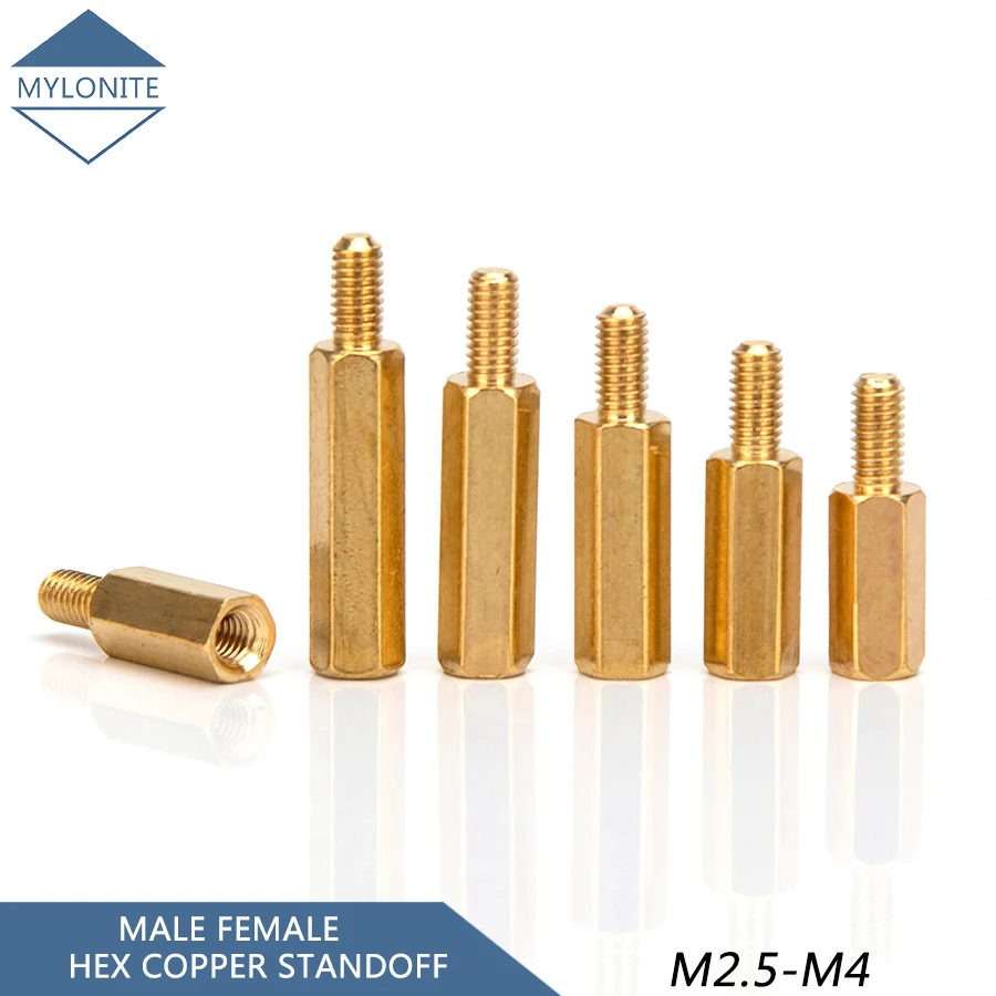 M2.5 Brass Hex Nylon Standoff Spacer Male to Female Column Hexagon Copper Spacing Screws Fasteners
M2.5 Brass Hex Nylon Standoff Spacer Male to Female Column Hexagon Copper Spacing Screws Fasteners
