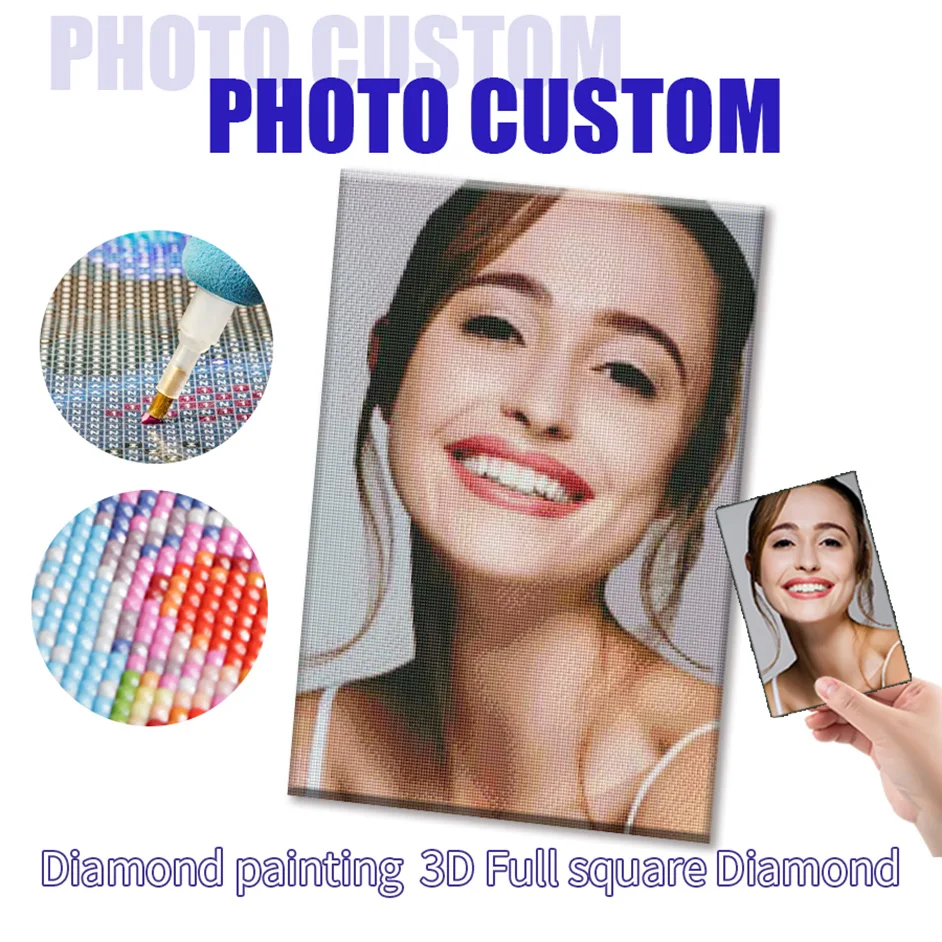 RUOPOTY Photo Custom Diamond Painting Cross Stitch Full Square 5D DIY Diamond Embroidery Mosaic Rhinestone Picture Decor Home
RUOPOTY Photo Custom Diamond Painting Cross Stitch Full Square 5D DIY Diamond Embroidery Mosaic Rhinestone Picture Decor Home