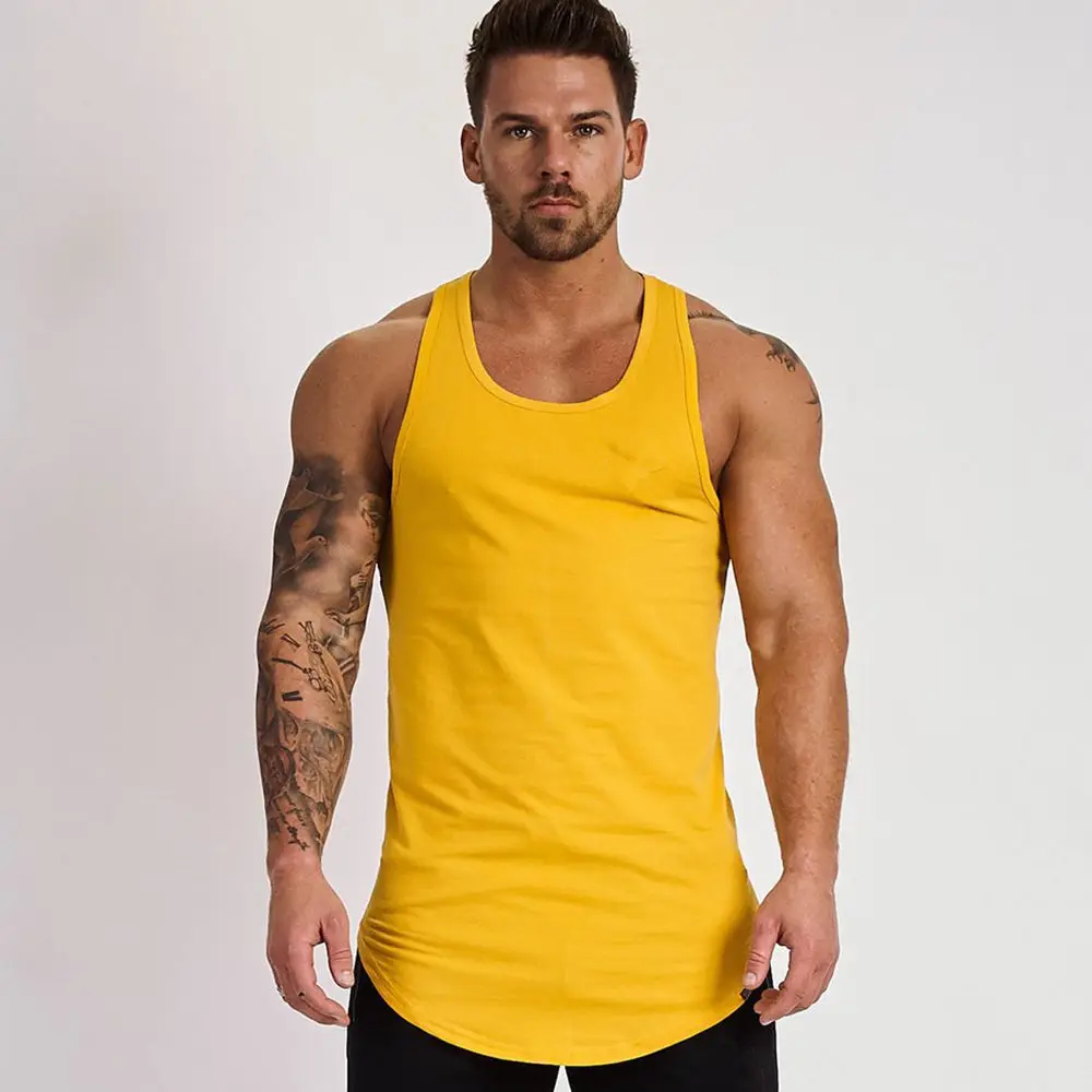 Solid color Bodybuilding Tank Tops Men Gym Fitness Workout Cotton Sleeveless shirt Clothing Male Summer Casual Undershirt Vest
Solid color Bodybuilding Tank Tops Men Gym Fitness Workout Cotton Sleeveless shirt Clothing Male Summer Casual Undershirt Vest