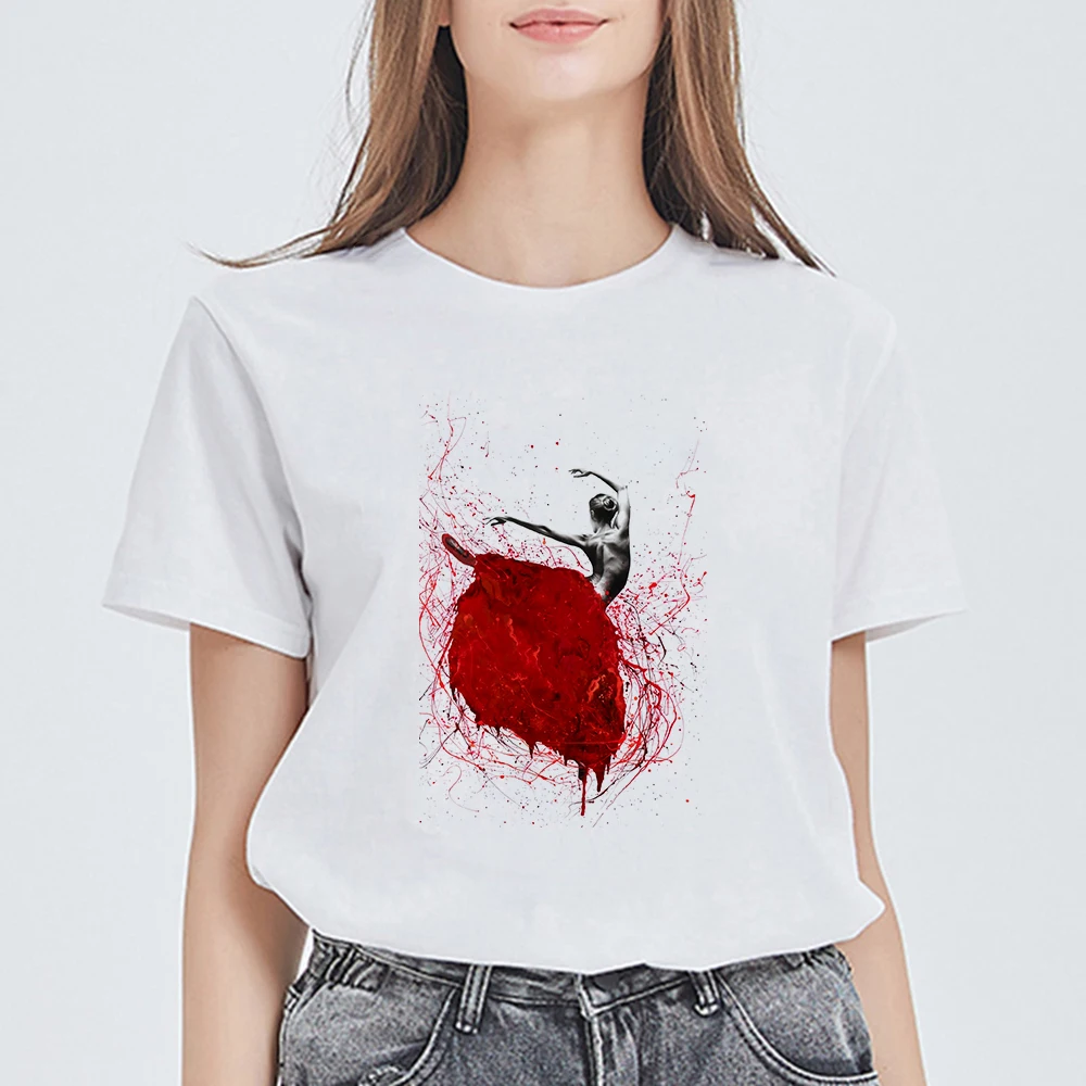 Funny Vogue Camiseta Mujer Ballet Dance Tee Shirt T Shirt Causal Femme Harajuku Streetwear Aesthetic Tops Women Elegant Clothes
Funny Vogue Camiseta Mujer Ballet Dance Tee Shirt T Shirt Causal Femme Harajuku Streetwear Aesthetic Tops Women Elegant Clothes