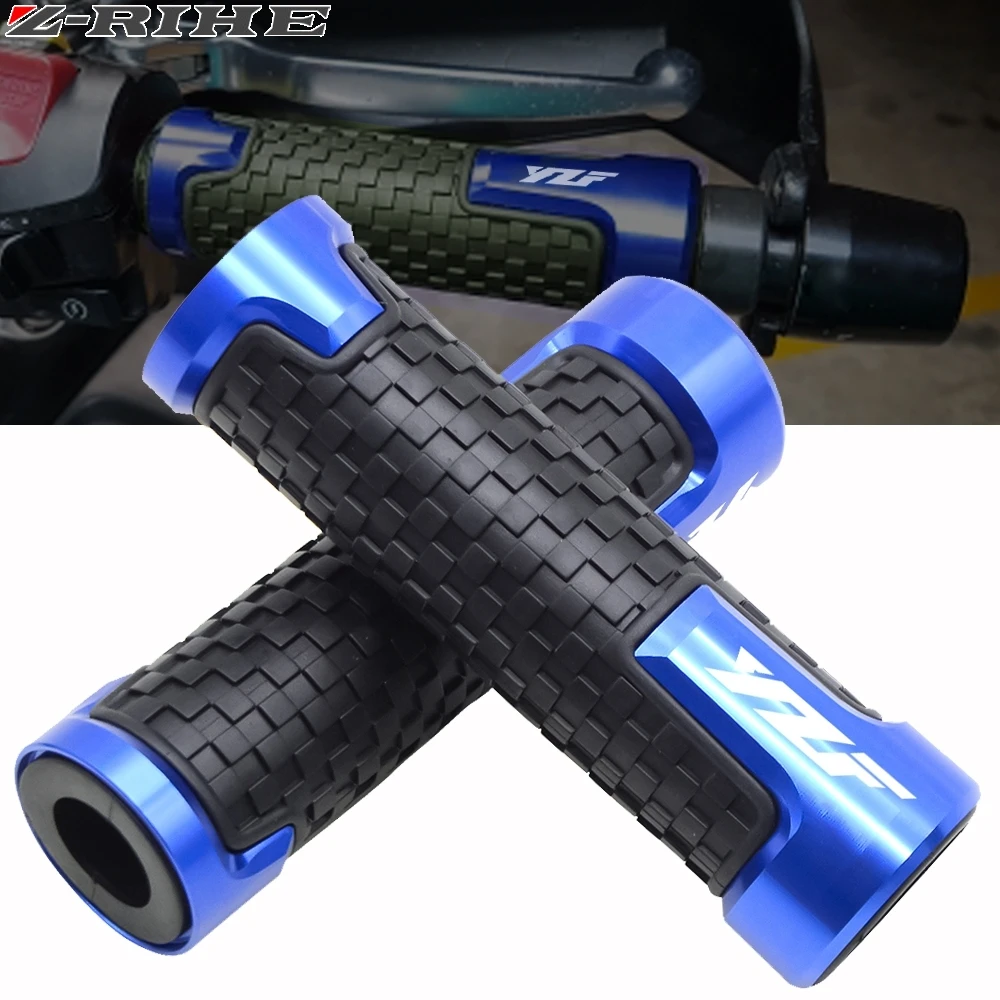 for YAMAHA YZF R1 R25 R3 R6 2017 2018 2019 Motorcycle 22mm 7/8" CNC Aluminum Handlebar Hand Grips Rubber Gel Grip Accessories
for YAMAHA YZF R1 R25 R3 R6 2017 2018 2019 Motorcycle 22mm 7/8" CNC Aluminum Handlebar Hand Grips Rubber Gel Grip Accessories