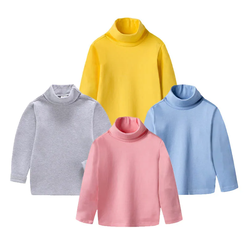 Children Spring Autumn Winter Warm Long Sleeve Bottoming Shirt Boy Casual High Necked Homewear Tops Girl Solid Color Clothing
Children Spring Autumn Winter Warm Long Sleeve Bottoming Shirt Boy Casual High Necked Homewear Tops Girl Solid Color Clothing