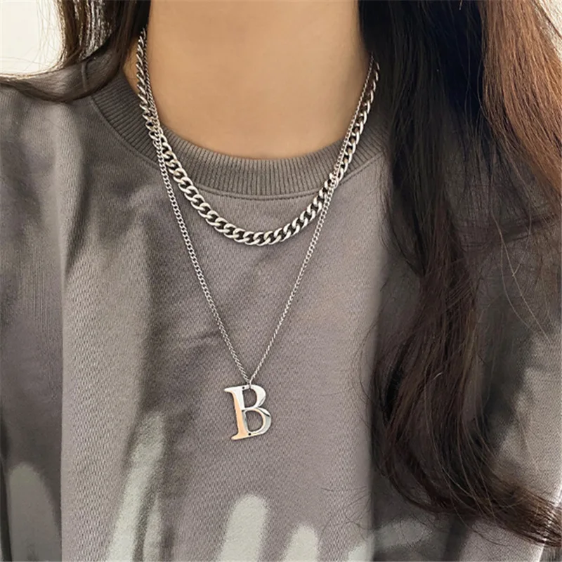 2021 New Sweater Chain Personality Trend Letter B Pendant Necklaces For Women Hip Hop Chain Necklace Jewelry Gift
2021 New Sweater Chain Personality Trend Letter B Pendant Necklaces For Women Hip Hop Chain Necklace Jewelry Gift