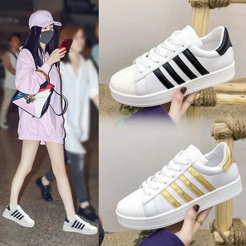 Classic Women trainers Golden Superstar sneakers Women's Skateboarding Shoes Female Athletic sport Trainer Shoes
Classic Women trainers Golden Superstar sneakers Women's Skateboarding Shoes Female Athletic sport Trainer Shoes