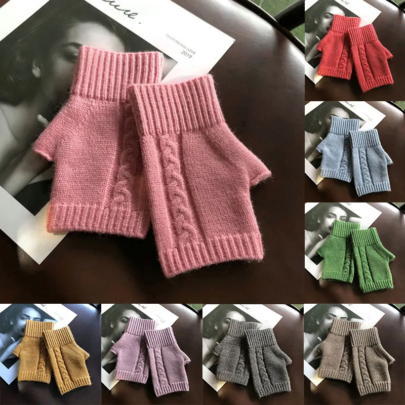 Outdoor Winter Warm Gloves Stretchy Crochet Knitting Wool Mittens Unisex Couple Exposed Finger Gloves New Fingerless Gloves
Outdoor Winter Warm Gloves Stretchy Crochet Knitting Wool Mittens Unisex Couple Exposed Finger Gloves New Fingerless Gloves
