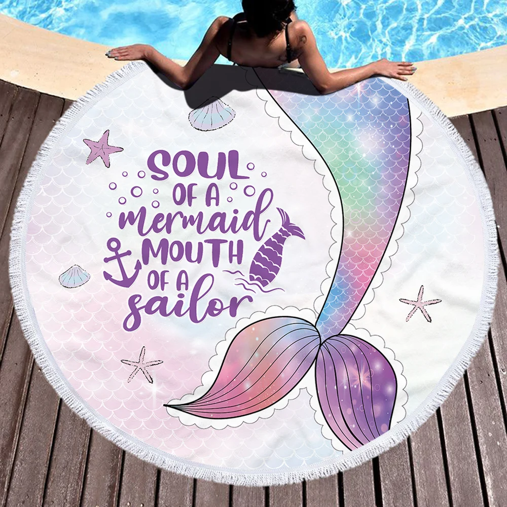 Beautiful Mermaid Towels Fish Tail Decor Microfibre Toalla Big Wheel Beach Towels For Adults Presents Of The Summer Kids Woman
Beautiful Mermaid Towels Fish Tail Decor Microfibre Toalla Big Wheel Beach Towels For Adults Presents Of The Summer Kids Woman