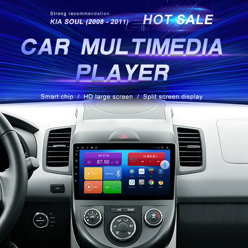 Android Car DVD For Kia Soul (2008 - 2011) Car Radio Multimedia Video Player Navigation GPS Android10.0 Double Din
Android Car DVD For Kia Soul (2008 - 2011) Car Radio Multimedia Video Player Navigation GPS Android10.0 Double Din