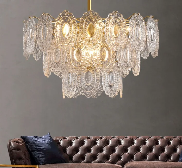 Креативная люстра из меди для вестибюля, лампа в стиле ретро для гостиной, дворца, в стиле постмодерн, Минималистичная стеклянная лампа для ...
Креативная люстра из меди для вестибюля, лампа в стиле ретро для гостиной, дворца, в стиле постмодерн, Минималистичная стеклянная лампа для ...