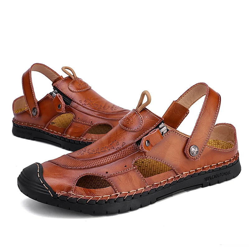 Big Size 38-48 Men Sandals Genuine Leather Casul Shoes Summer Outdoor Soft Roman Sandals Comfortable Summer Beach Sandals
Big Size 38-48 Men Sandals Genuine Leather Casul Shoes Summer Outdoor Soft Roman Sandals Comfortable Summer Beach Sandals
