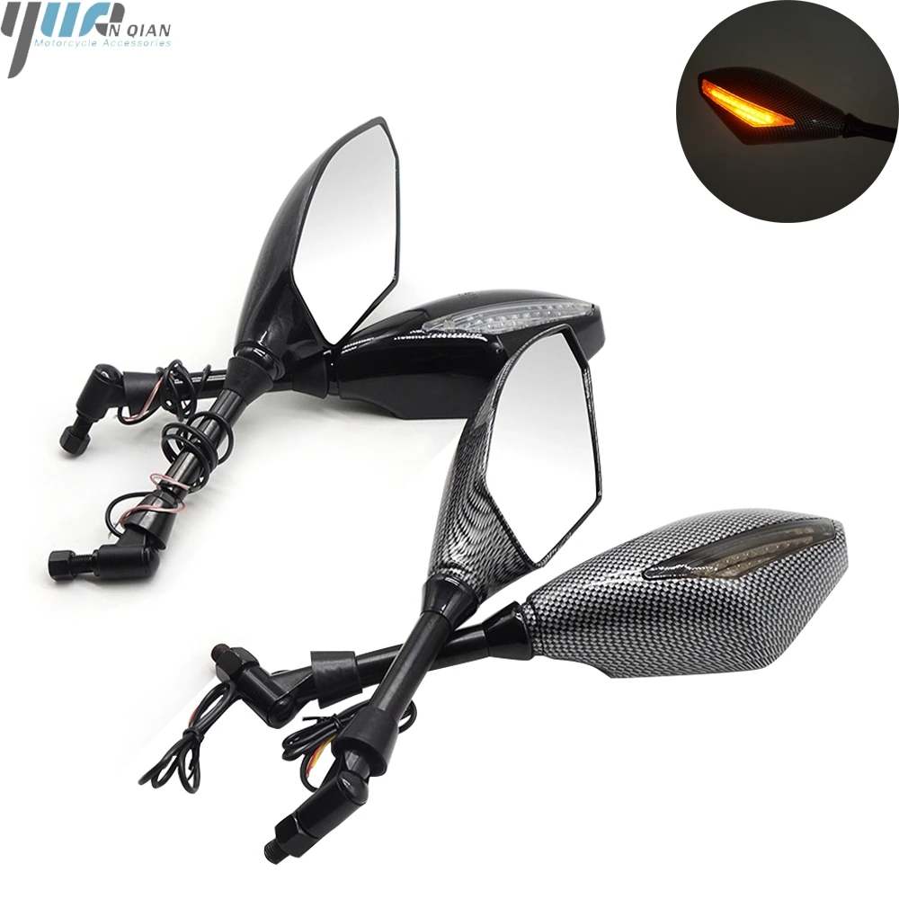 Motorcycle Rearview Side Mirrors with Turn Signal Light Mirror For Suzuki SV650 Katana 600 750 GSX600F GSX750F Bandit 1200S LE
Motorcycle Rearview Side Mirrors with Turn Signal Light Mirror For Suzuki SV650 Katana 600 750 GSX600F GSX750F Bandit 1200S LE