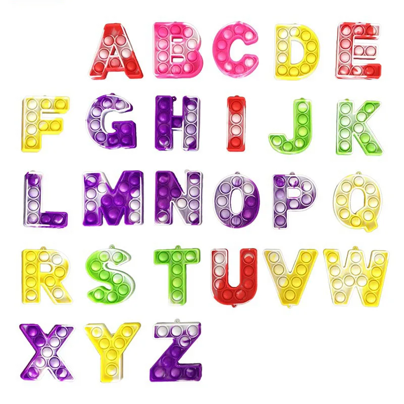 New Pop su 26 letters spelling words Bubble Music Keychain Parent-child interactive educational toys
New Pop su 26 letters spelling words Bubble Music Keychain Parent-child interactive educational toys