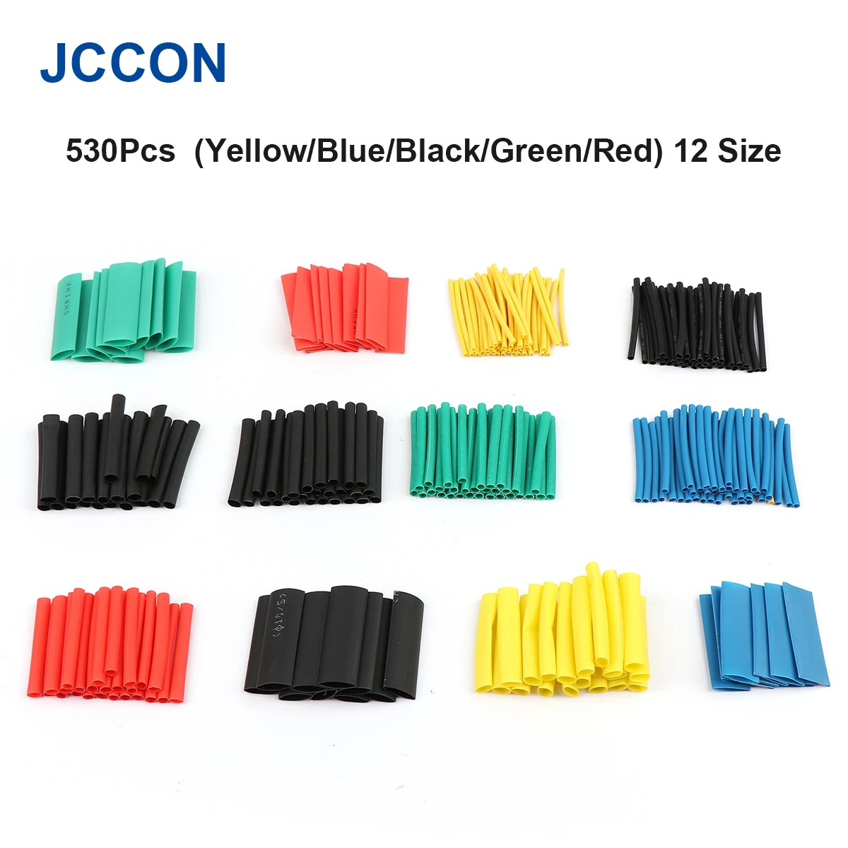 Термостойкая трубка, набор для упаковки термоусадочных кабелей, 12 размеров, 530 шт.
Термостойкая трубка, набор для упаковки термоусадочных кабелей, 12 размеров, 530 шт.