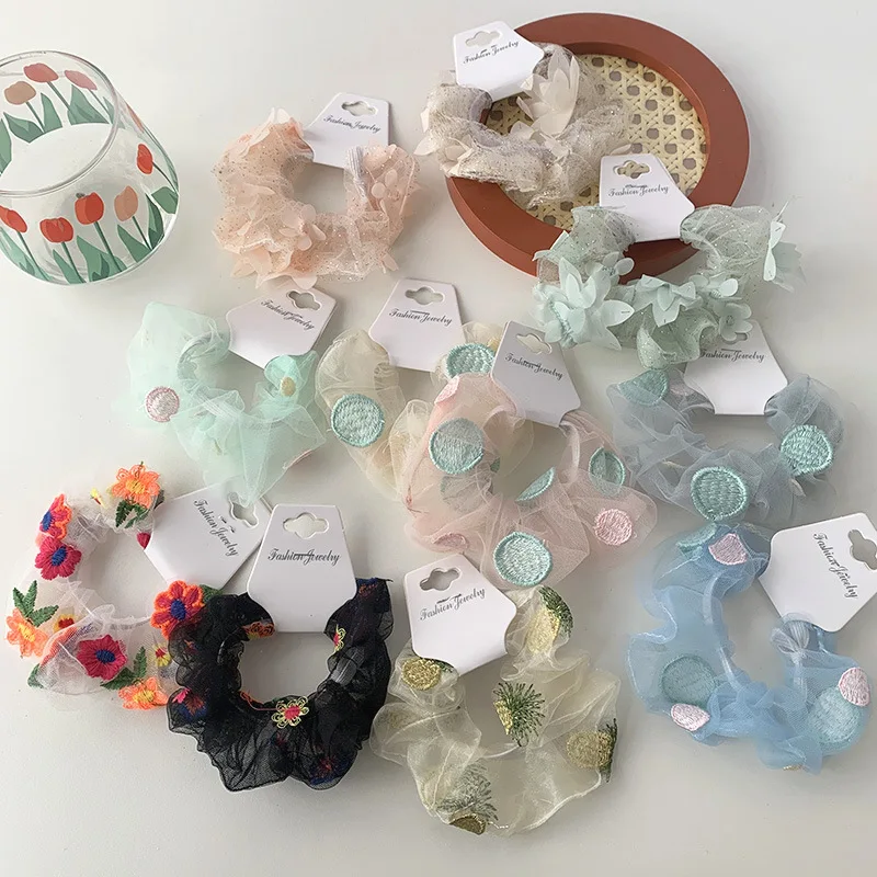 1 pc Fashion Korean Style Printing Lace Scrunchies Elastic Hairband For Women Girls Elegant Headband Headwear Hair Accessories
1 pc Fashion Korean Style Printing Lace Scrunchies Elastic Hairband For Women Girls Elegant Headband Headwear Hair Accessories