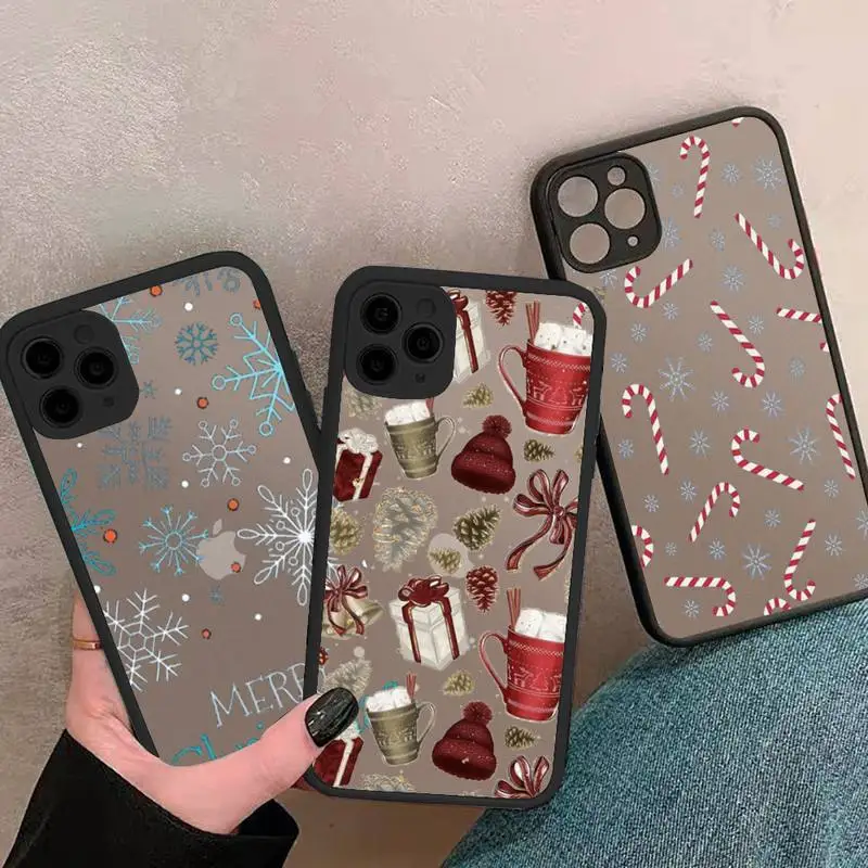 merry christmas Phone Case matte transparent black For iPhone 7 8 x xs xr 11 12 pro plus mini max Clear Funda
merry christmas Phone Case matte transparent black For iPhone 7 8 x xs xr 11 12 pro plus mini max Clear Funda