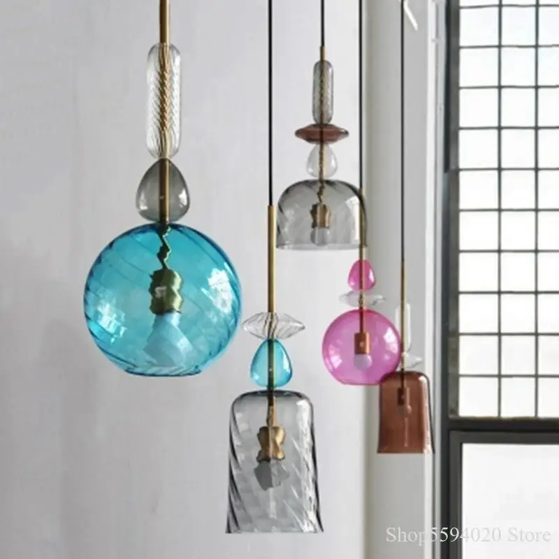 Nordic Modern Stained Glass Chandelier Lights Creative Restaurant Bar Hanglamp Coffee Shop Stained Glass Candy Hanging Lamp Led
Nordic Modern Stained Glass Chandelier Lights Creative Restaurant Bar Hanglamp Coffee Shop Stained Glass Candy Hanging Lamp Led