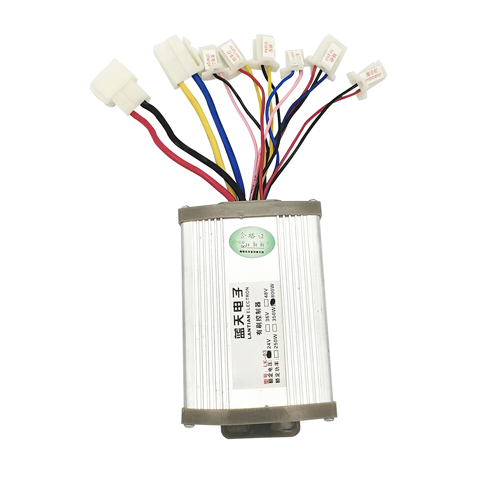 Матовый контроллер электродвигателя, 24 В, 800 Вт, Серебристый сплав алюминия с 8 интерфейсами для электрического велосипеда, электрического т...
Матовый контроллер электродвигателя, 24 В, 800 Вт, Серебристый сплав алюминия с 8 интерфейсами для электрического велосипеда, электрического т...