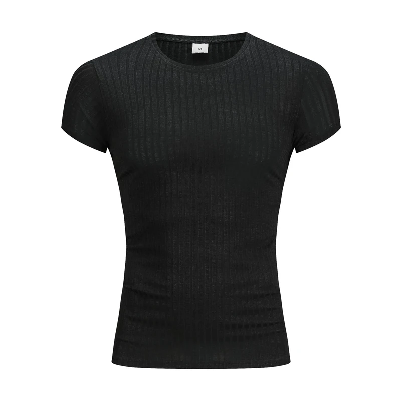 Compression Knitted T-shirt Men Summer Running Short Sleeve T Shirt Skinny Sports Gym Clothing Bodybuilding Workout Fitness Tees
Compression Knitted T-shirt Men Summer Running Short Sleeve T Shirt Skinny Sports Gym Clothing Bodybuilding Workout Fitness Tees