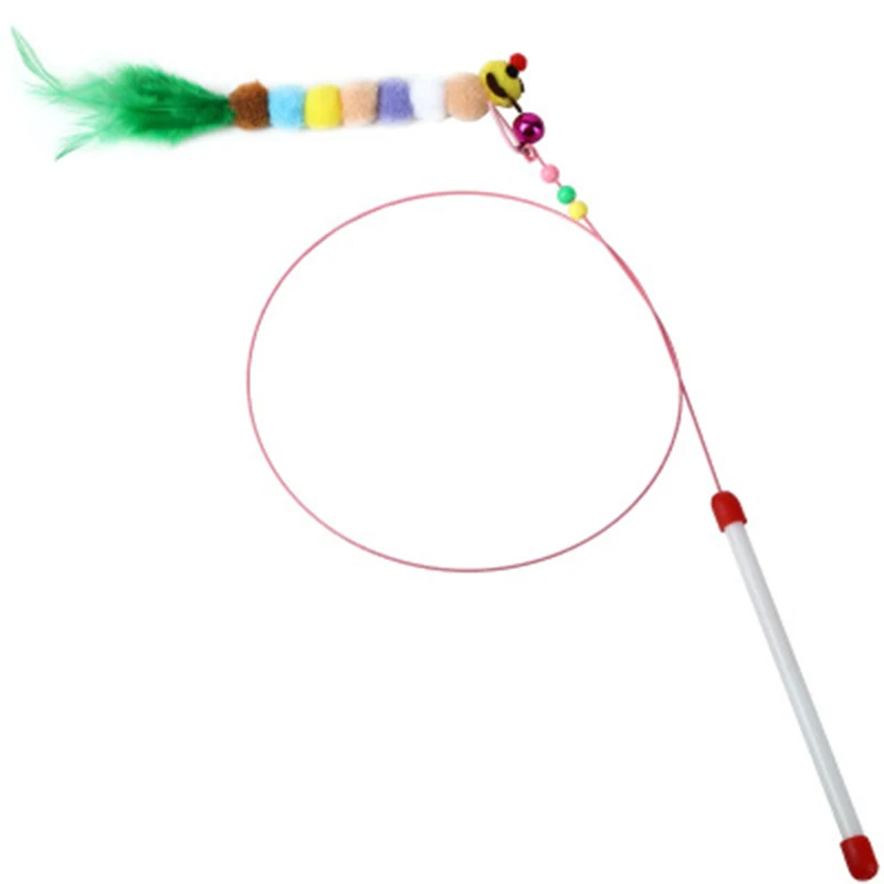 9Pcs Teaser Feather Toys Kitten Funny Colorful Rod Cat Wand Toys Pet Cat Toys Interactive Stick Supplies
9Pcs Teaser Feather Toys Kitten Funny Colorful Rod Cat Wand Toys Pet Cat Toys Interactive Stick Supplies