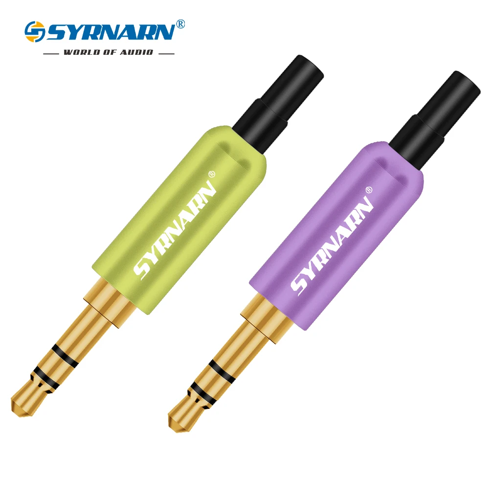 SYRNARN 20pcs Aluminum Jack 3.5 Earphone Plug with Tail plug 3.5mm 3 pole Stereo Male Plug Gold Plated Wire Connector
SYRNARN 20pcs Aluminum Jack 3.5 Earphone Plug with Tail plug 3.5mm 3 pole Stereo Male Plug Gold Plated Wire Connector