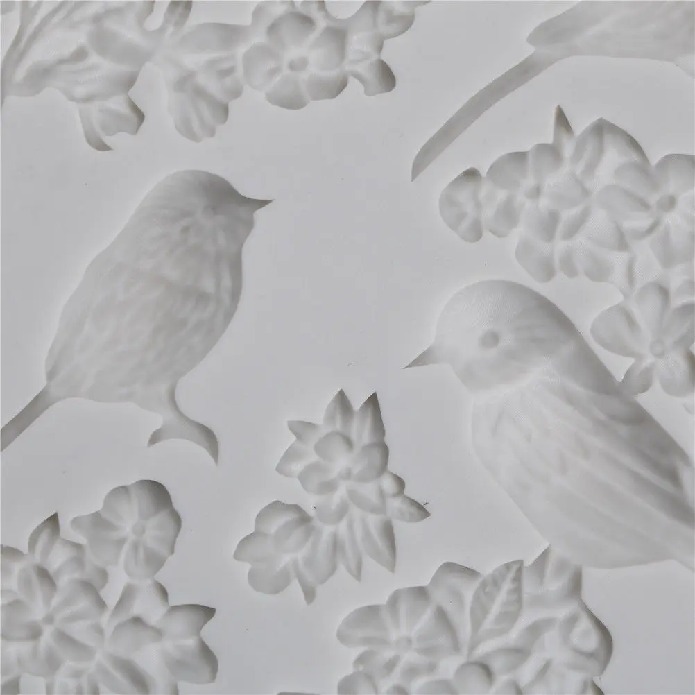 Bird and Flower Resin Fondant Silicone Mold for DIY Pastry Cup Cake Dessert Plaster Lace Decoration Kitchen Tool Baking Mould
Bird and Flower Resin Fondant Silicone Mold for DIY Pastry Cup Cake Dessert Plaster Lace Decoration Kitchen Tool Baking Mould