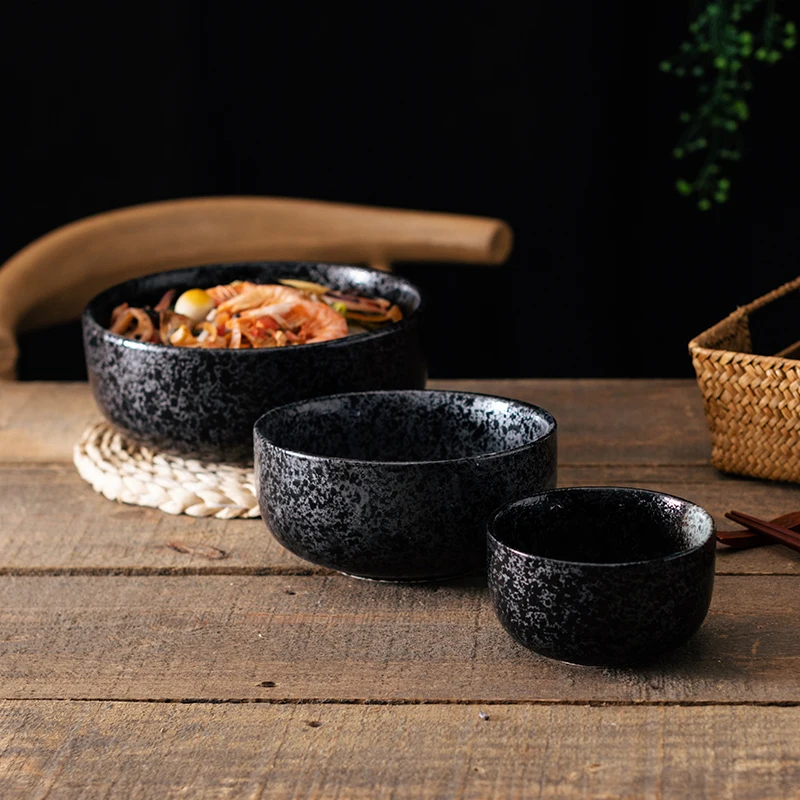 Керамическая миска для рамен в японском стиле 8 дюймов фарфоровая кухонная