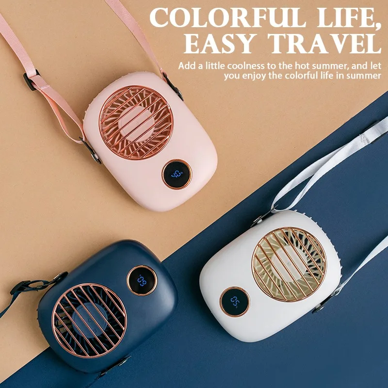Neck Fan Mini Usb 5V cooler Rechargeable Ventilador Outdoor Travel Handheld Portable Silent Small PC Cooling Fans LED Display
Neck Fan Mini Usb 5V cooler Rechargeable Ventilador Outdoor Travel Handheld Portable Silent Small PC Cooling Fans LED Display