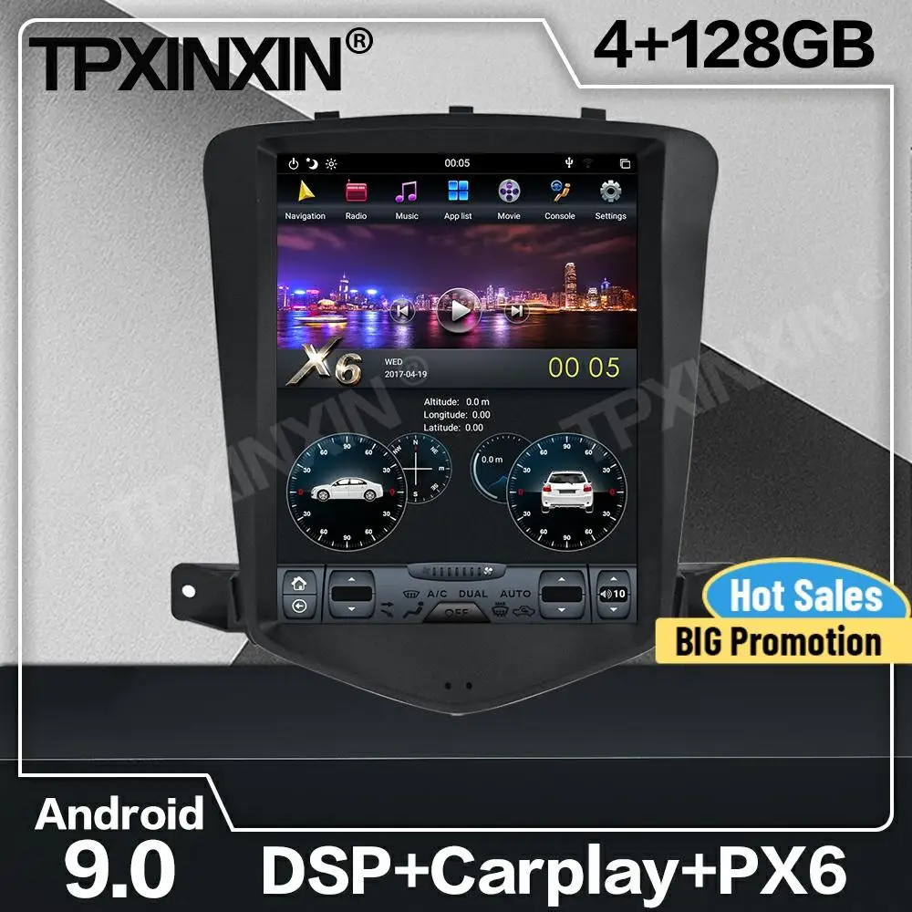 128G Tesla Screen Carplay Android 9 Car Radio 2 Din Stereo Receiver For Chevrolet Cruze 2008 2009 2010 2011 2012 GPS Audio Unit
128G Tesla Screen Carplay Android 9 Car Radio 2 Din Stereo Receiver For Chevrolet Cruze 2008 2009 2010 2011 2012 GPS Audio Unit