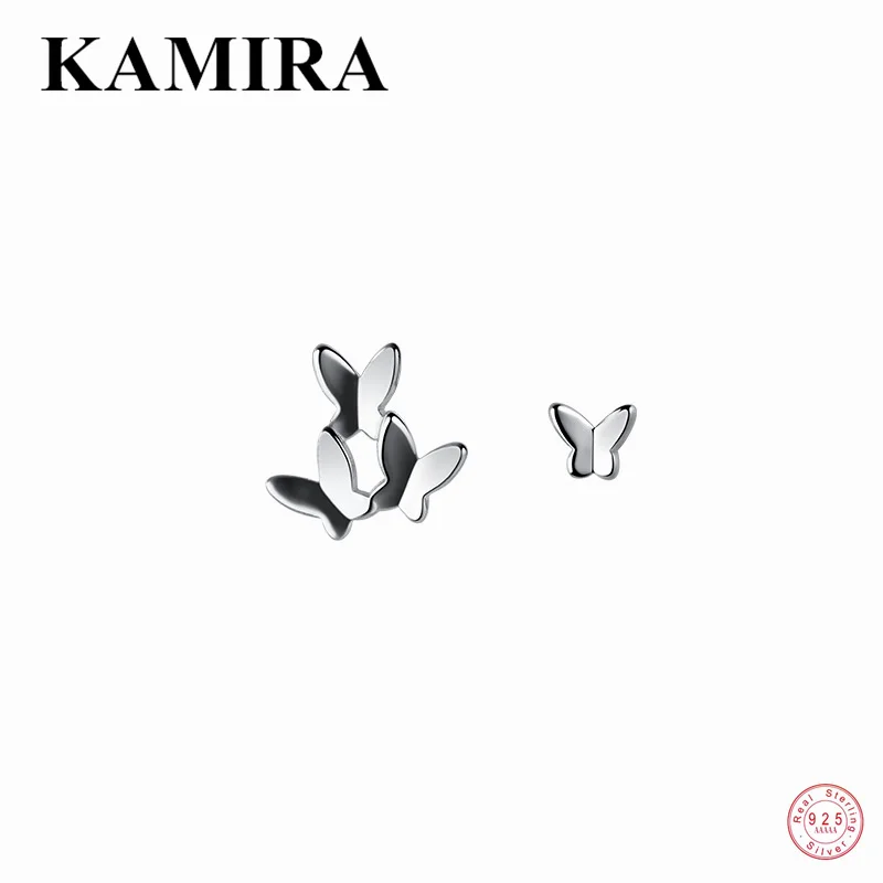 KAMIRA 925 Sterling Silver Korean Geometric Butterfly Pierce Stud Earrings for Women Teen Wedding Simple Unique Fine Jewelry New
KAMIRA 925 Sterling Silver Korean Geometric Butterfly Pierce Stud Earrings for Women Teen Wedding Simple Unique Fine Jewelry New
