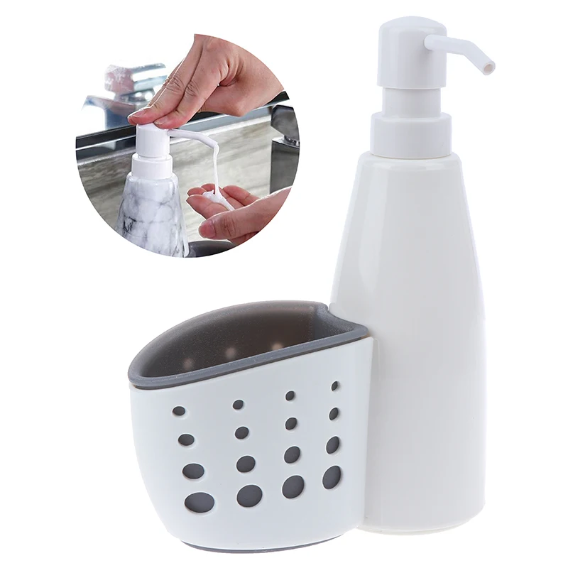 2 In 1 Soap Dispenser Storage Box Liquid Detergent Bottle Sponge Drainboard Soap Holder For Bathroom Kitchen
2 In 1 Soap Dispenser Storage Box Liquid Detergent Bottle Sponge Drainboard Soap Holder For Bathroom Kitchen