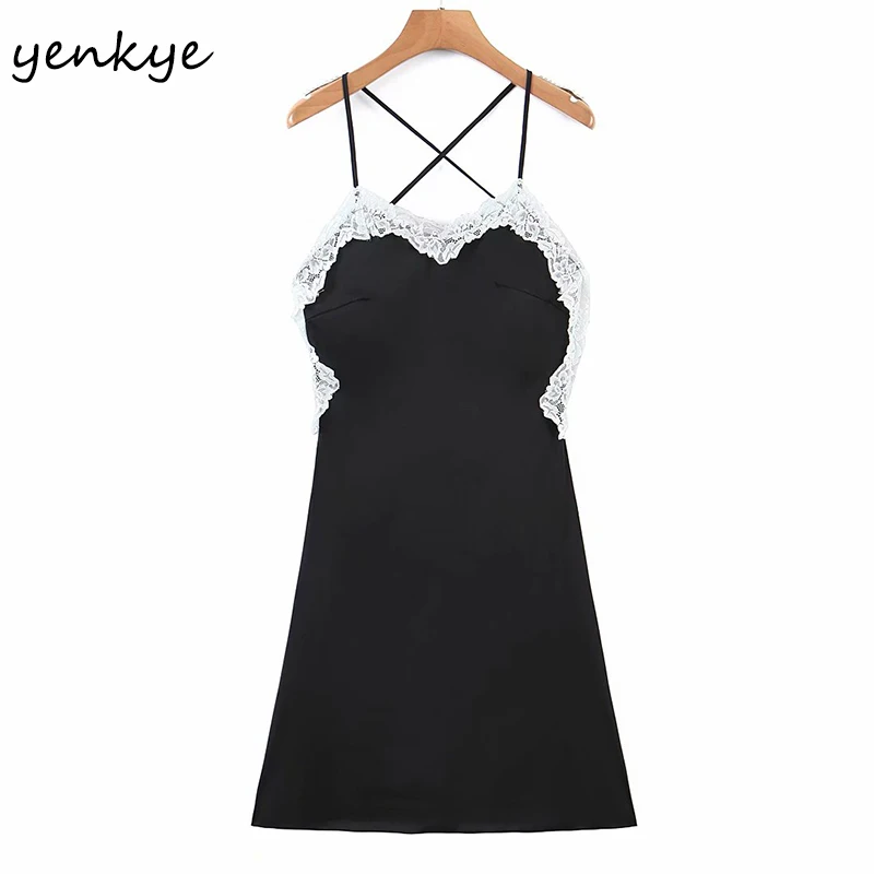 YENKYE романтическая отделка из кружева слинг Сексуальное Женское Платье с открытой спиной без рукавов с лямкой на шее в винтажном стиле; Цвет ...
YENKYE романтическая отделка из кружева слинг Сексуальное Женское Платье с открытой спиной без рукавов с лямкой на шее в винтажном стиле; Цвет ...