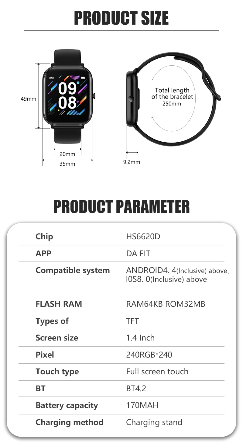 P8 Plus Smart Watch Men Women Smart Sports Watches Step Message Call Remind Heart Rate Sleep Tracking For Russian Spanish P8
P8 Plus Smart Watch Men Women Smart Sports Watches Step Message Call Remind Heart Rate Sleep Tracking For Russian Spanish P8