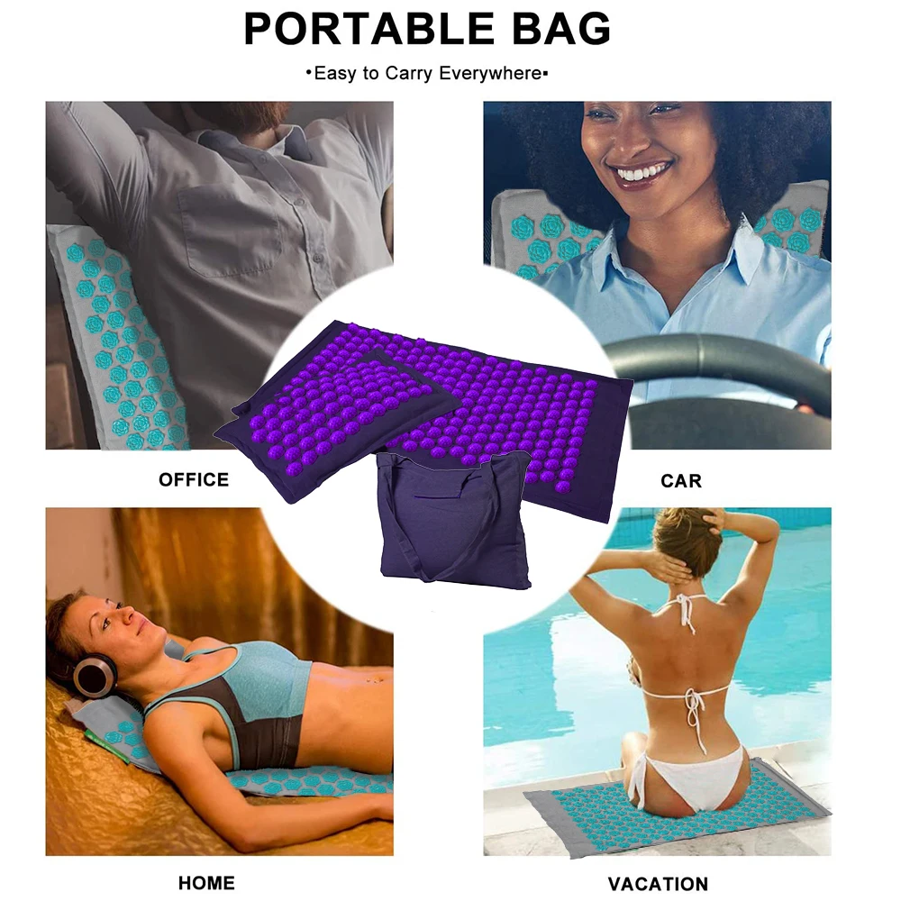 Massage Cushion Yoga Mat Lotus Spike Acupressure Relieve Body Stress Pain Spike Mat Relaxation Stress Relief Cushion Yoga Mat
Massage Cushion Yoga Mat Lotus Spike Acupressure Relieve Body Stress Pain Spike Mat Relaxation Stress Relief Cushion Yoga Mat