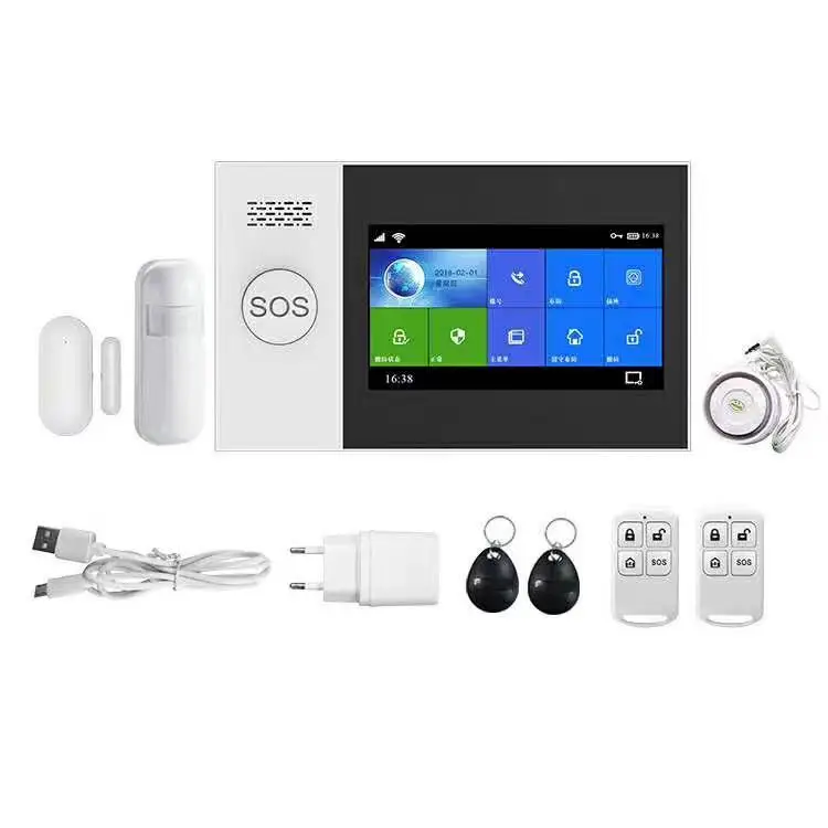 WIFI GMS 4.3 inch IPS Full Touch Screen 2G/4G Tuya Smart Life Home Security Alarm System
WIFI GMS 4.3 inch IPS Full Touch Screen 2G/4G Tuya Smart Life Home Security Alarm System