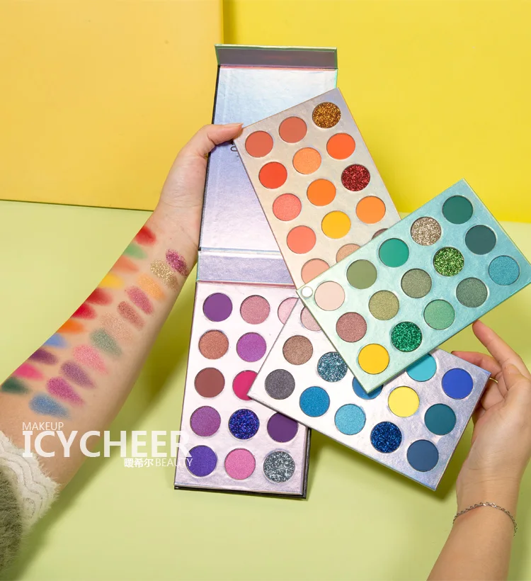 4in1 60 Colors Eyeshadow Palette Neon Yellow Blue Green Matt Glitter Highlighter Eye Shadow Pallette High Pigmented
4in1 60 Colors Eyeshadow Palette Neon Yellow Blue Green Matt Glitter Highlighter Eye Shadow Pallette High Pigmented