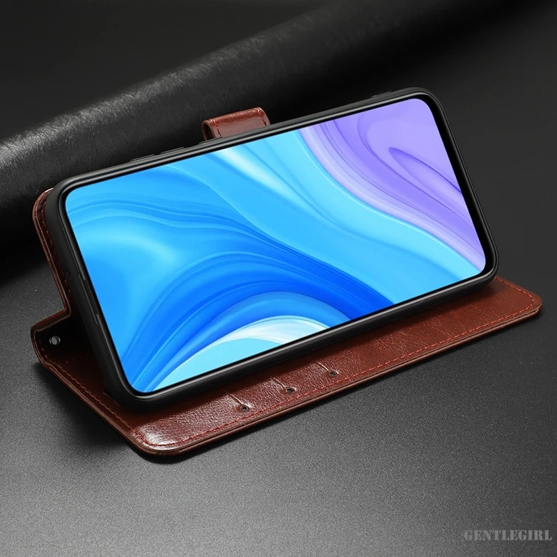Цветной мягкий чехол-книжка из искусственной кожи с подставкой для iPhone 5 5S 6 6s 7 8 Plus