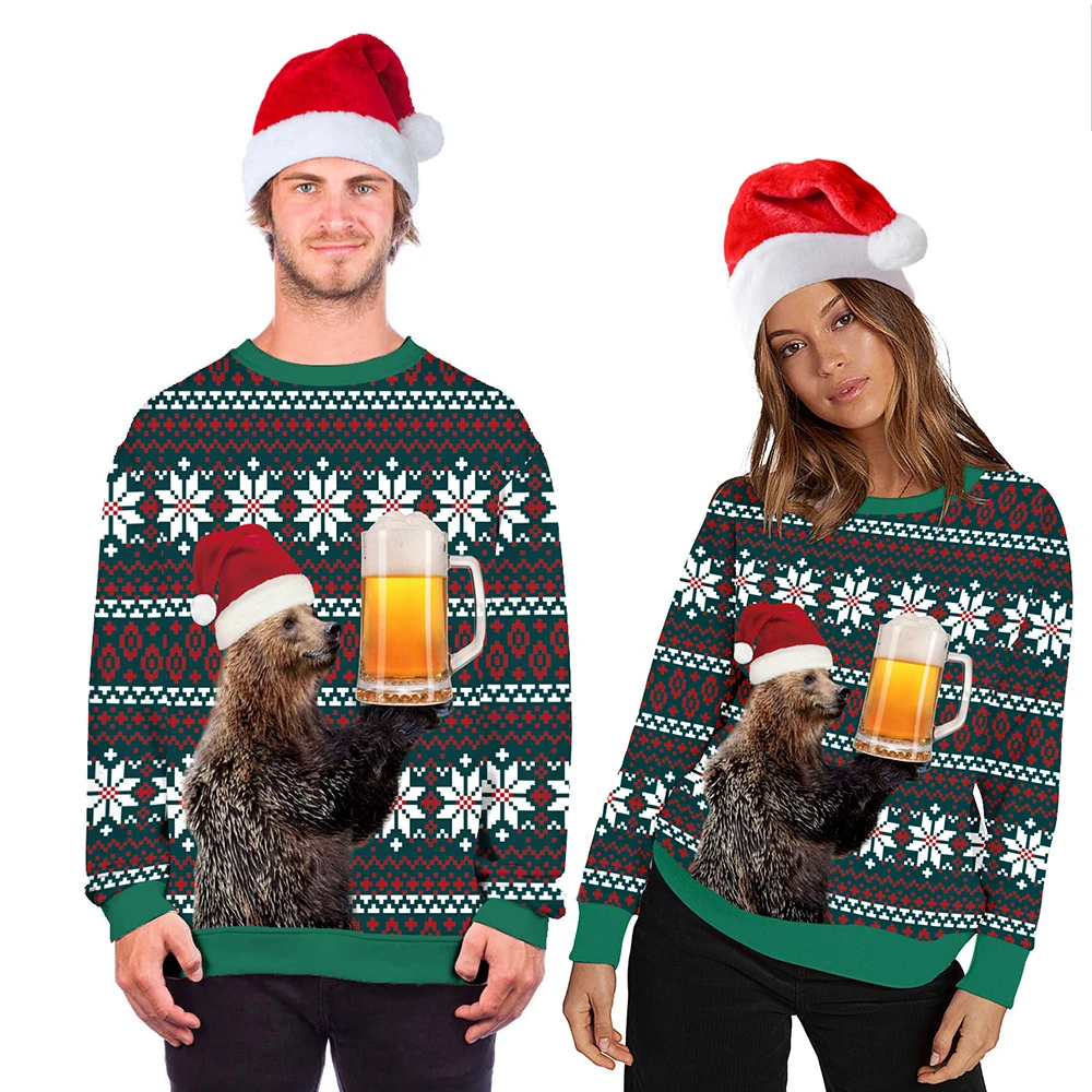 Christmas Unisex Sweaters Funny Cute Animal Novel Print Oversized Pullovers O Neck Women Man Jumper Xmas Sweatshirts Clothes
Christmas Unisex Sweaters Funny Cute Animal Novel Print Oversized Pullovers O Neck Women Man Jumper Xmas Sweatshirts Clothes