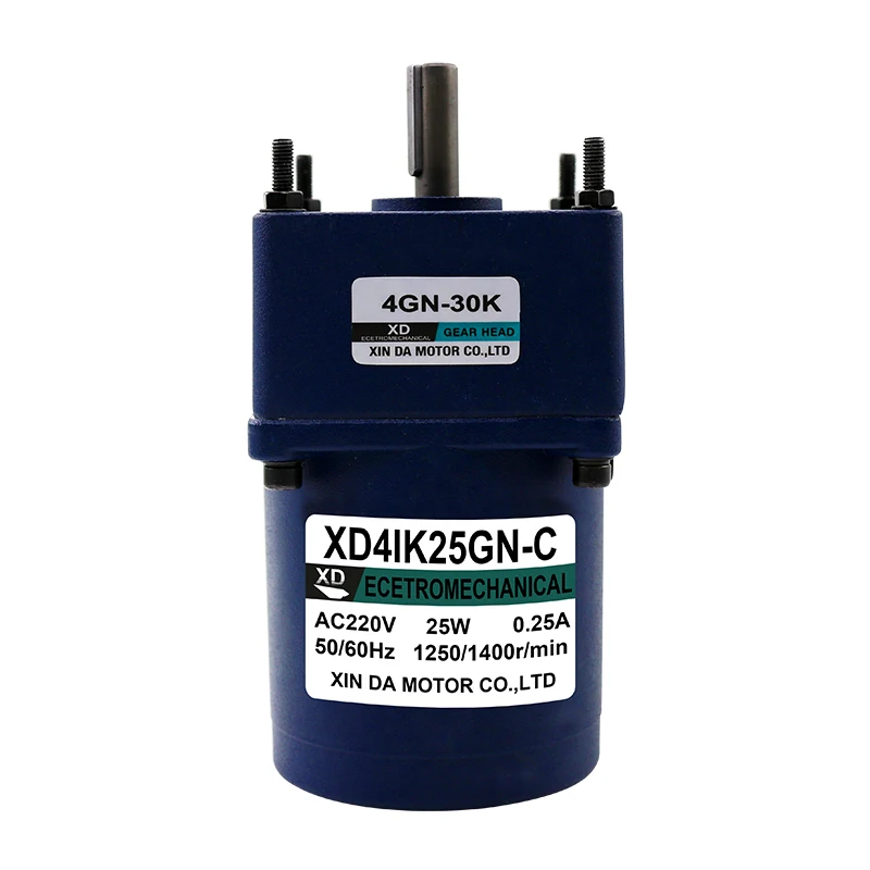 Редукторный электродвигатель переменного тока 220 В, 25 Вт, высокомощный двигатель с фиксированной скоростью, миниатюрные механические детали прямого и обратного двигателя
Редукторный электродвигатель переменного тока 220 В, 25 Вт, высокомощный двигатель с фиксированной скоростью, миниатюрные механические детали прямого и обратного двигателя