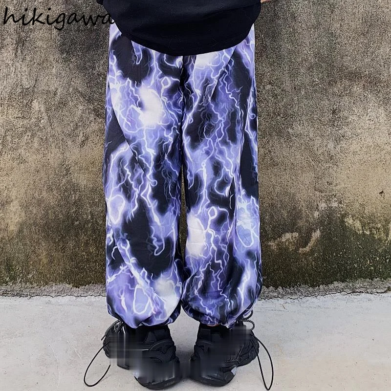 Hikigawa Women High Waist Hip Hop Trousers for Men Korean Loose Mujer Pantalones 2021 Pocket Print Pant Gothic Full length Pants
Hikigawa Women High Waist Hip Hop Trousers for Men Korean Loose Mujer Pantalones 2021 Pocket Print Pant Gothic Full length Pants