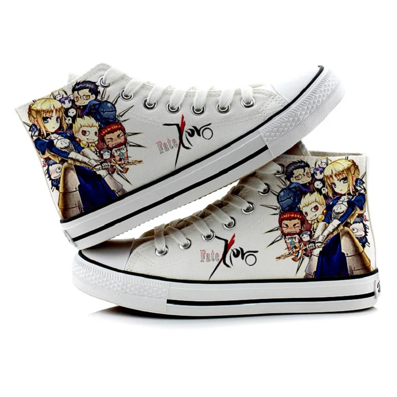 Unisex Anime 3D Fate GO Casual Canvas Shoes Plimsolls Hand-Painted Saber Graffiti Flat Duck Shoe Sneakers
Unisex Anime 3D Fate GO Casual Canvas Shoes Plimsolls Hand-Painted Saber Graffiti Flat Duck Shoe Sneakers