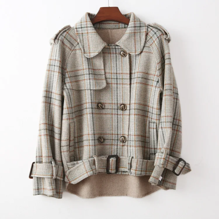 2020 New Style Autumn and Winter Women Korean -Style High-End Double-Faced Woolen Goods Wool Overcoat Lapel Double Breasted Coat
2020 New Style Autumn and Winter Women Korean -Style High-End Double-Faced Woolen Goods Wool Overcoat Lapel Double Breasted Coat