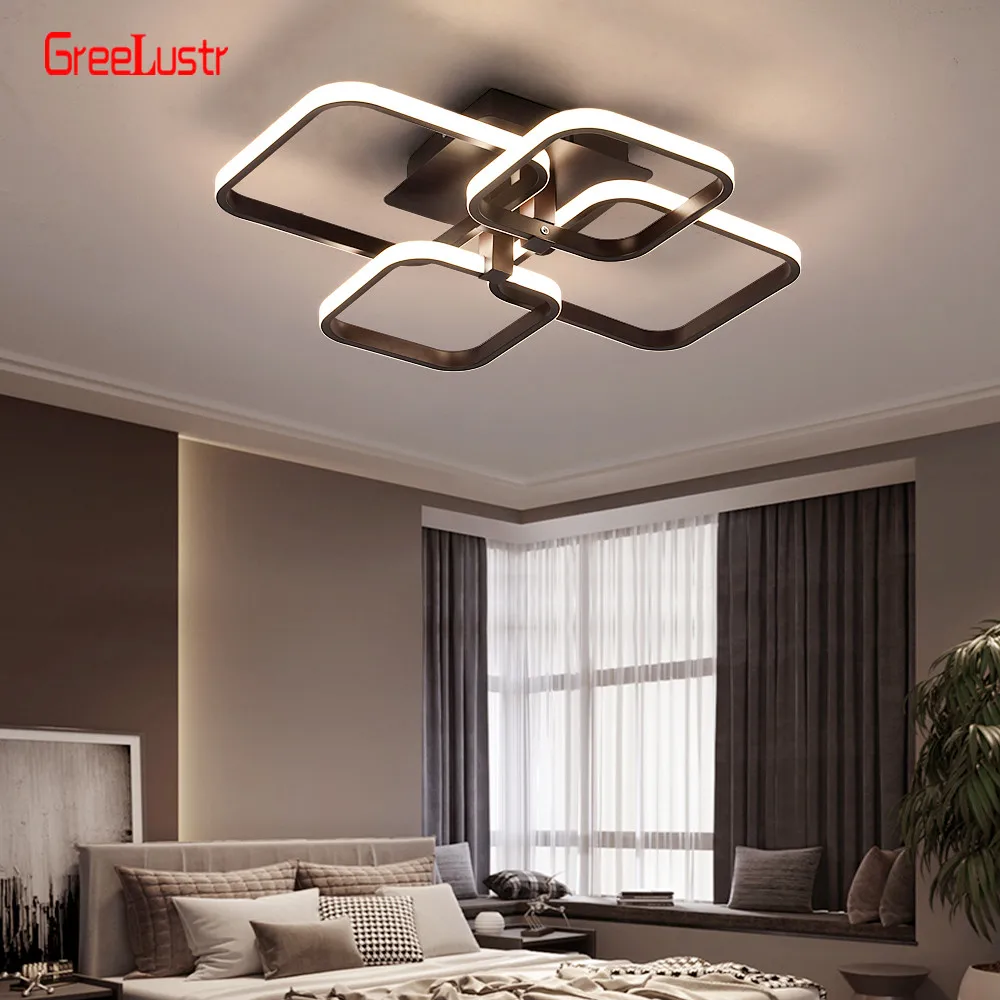 Modern LED Chandeliers Lighting with Remote White Coffee Acrylic Ceiling Chandelier Lamp Home Decor Lustres Light Fixture
Modern LED Chandeliers Lighting with Remote White Coffee Acrylic Ceiling Chandelier Lamp Home Decor Lustres Light Fixture