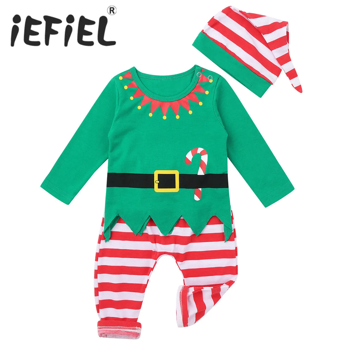 Toddler Newborn Infant Baby Boys Girls Christmas Outfits Long Sleeve Digital Printed Tops with Stripe Pants Hat Set for Carnival
Toddler Newborn Infant Baby Boys Girls Christmas Outfits Long Sleeve Digital Printed Tops with Stripe Pants Hat Set for Carnival